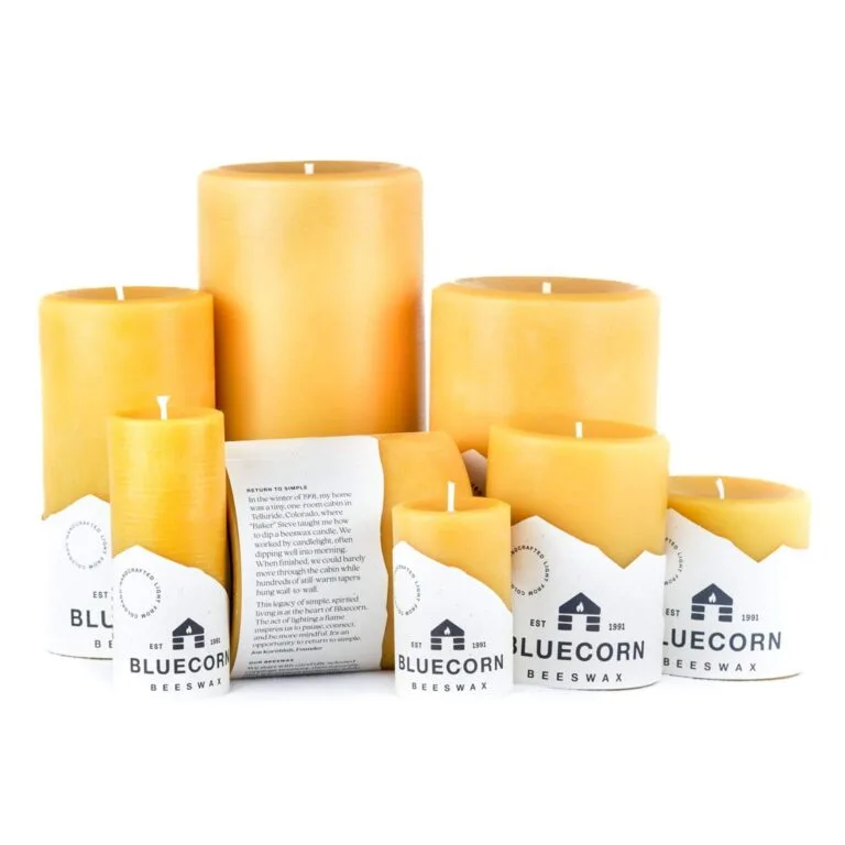 Pure Beeswax Pillar Candle