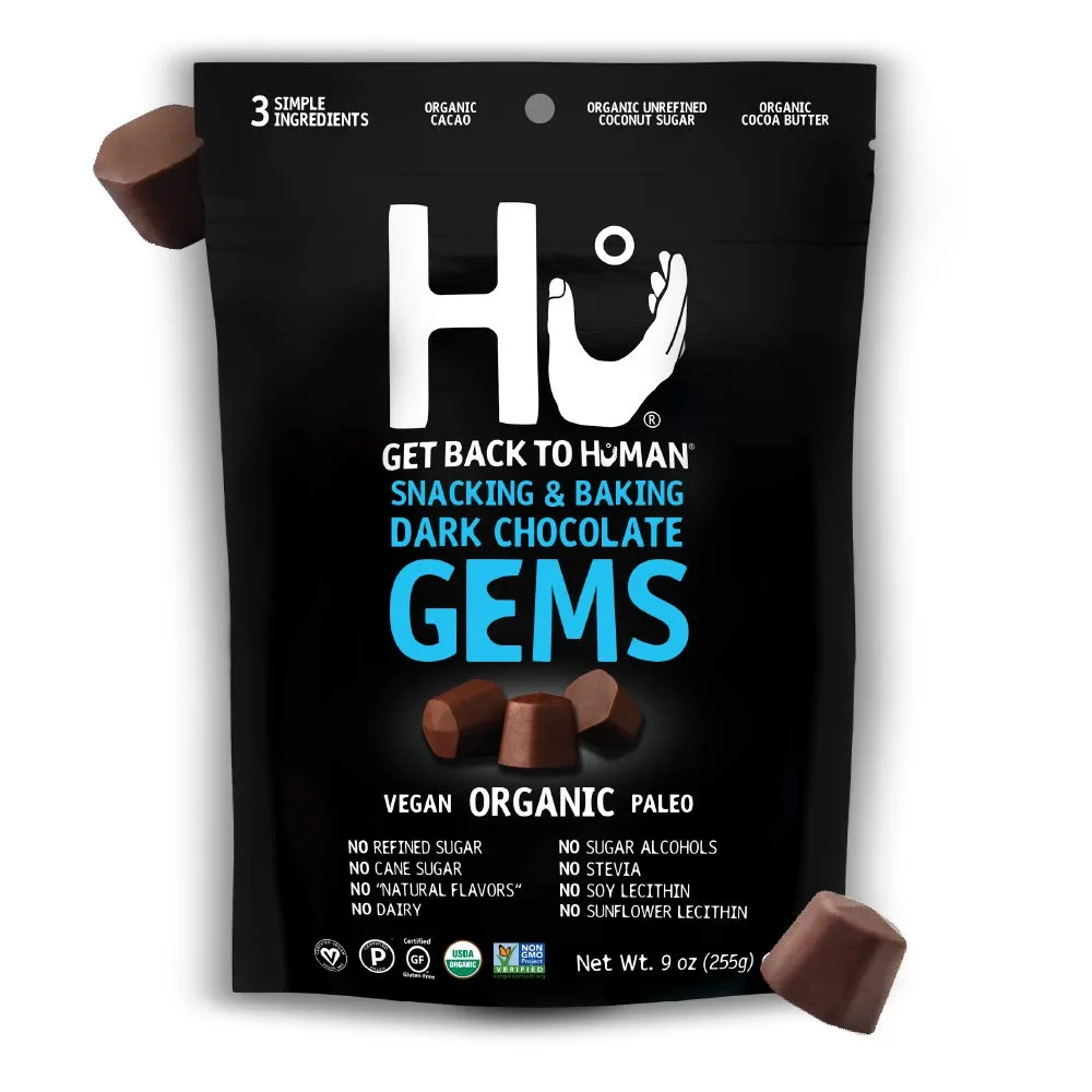 Simple Dark Chocolate Gems