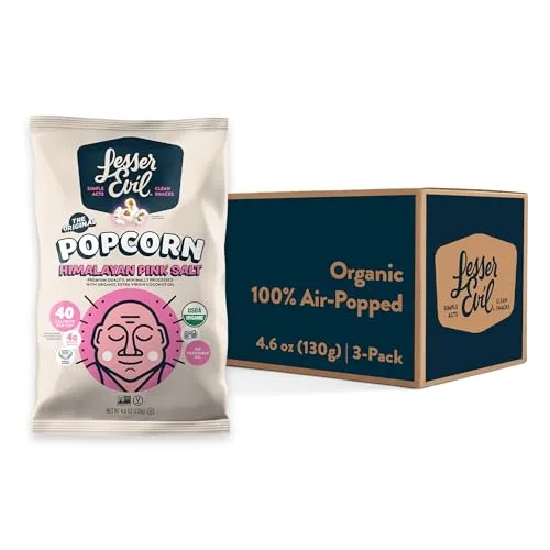 Himalayan Pink Salt Organic Popcorn
