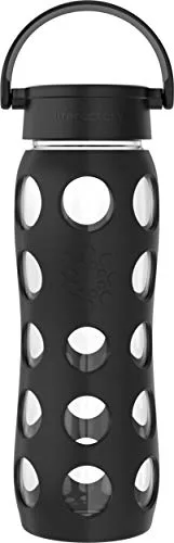 Glass Water Bottle with Silicone Sleeve